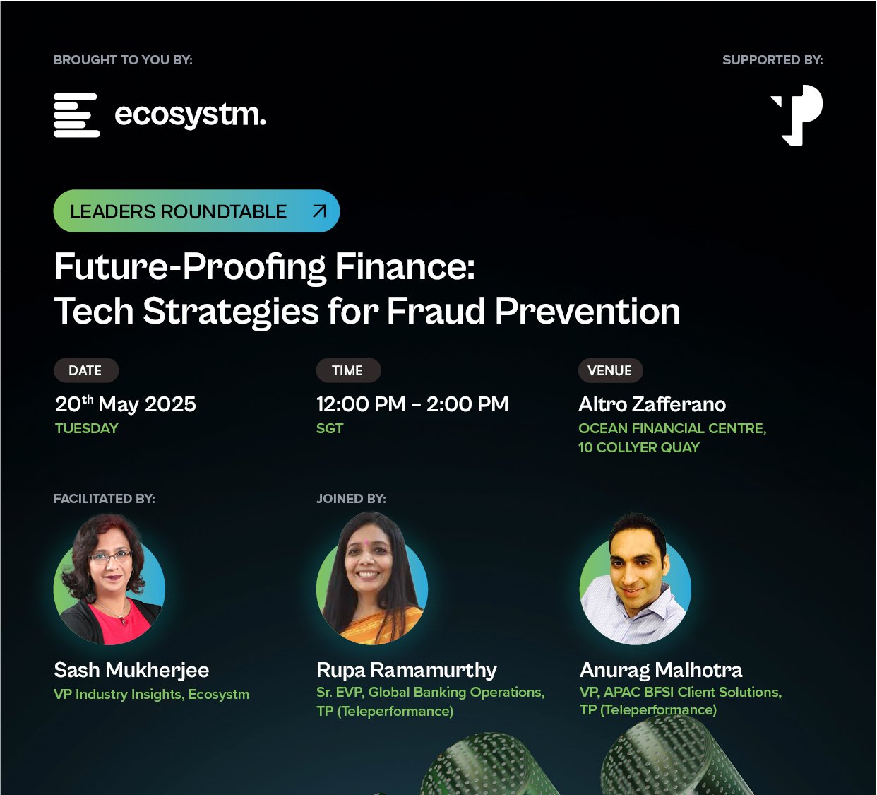 Ecosystm Leaders Roundtable_Future-Proofing Finance Tech Strategies for Fin Crime Prevention_Teleperformance_Invite Cover 8 Ecosystm Leaders Roundtable_Future-Proofing Finance Tech Strategies for Fin Crime Prevention_Teleperformance_Invite Cover 8