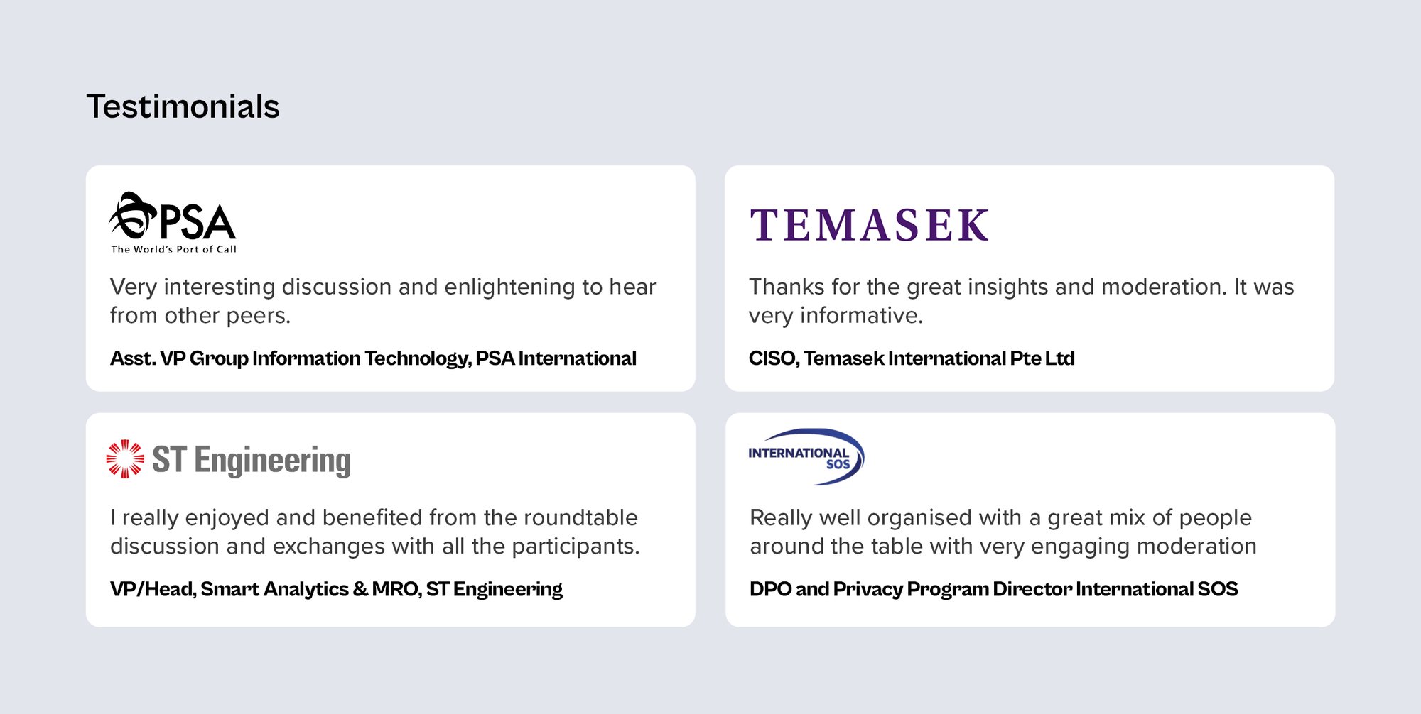 Ecosystm Leaders Roundtable_Responsible AI for Public Sector Transformation_Testimonials