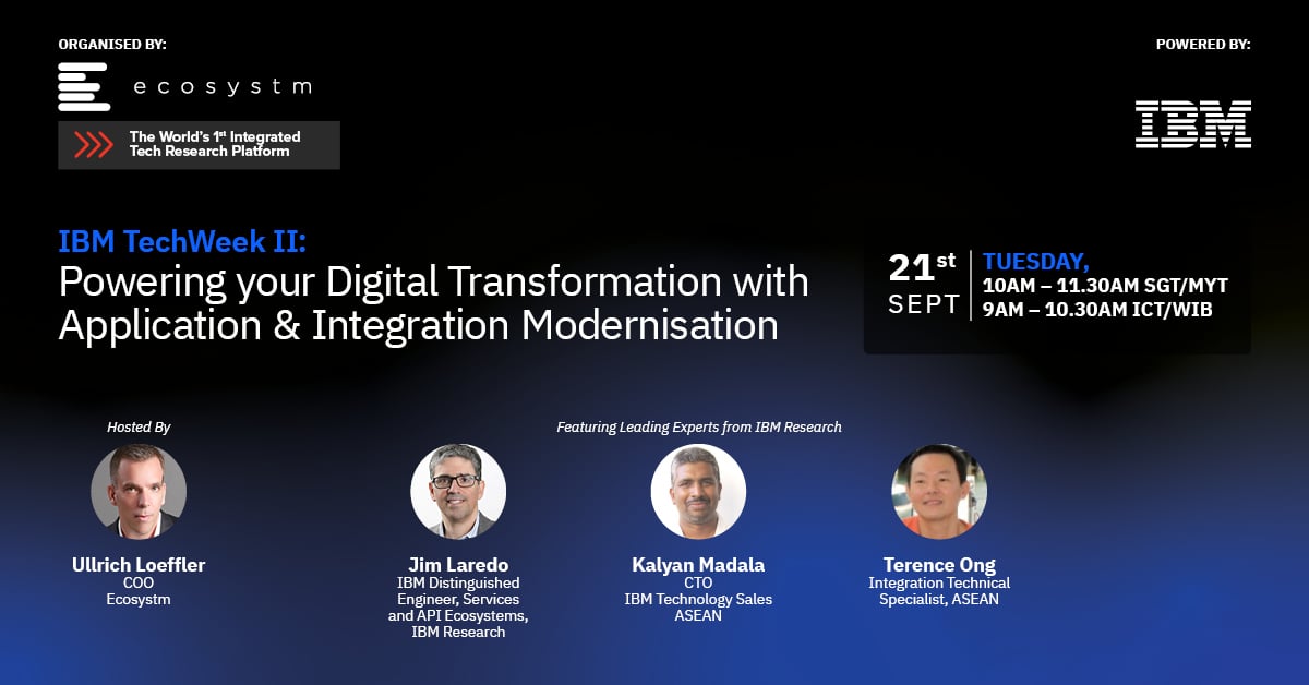 IBM TechWeek - Powering your Digital Transformation with Application & Integration Modernisation - Cover