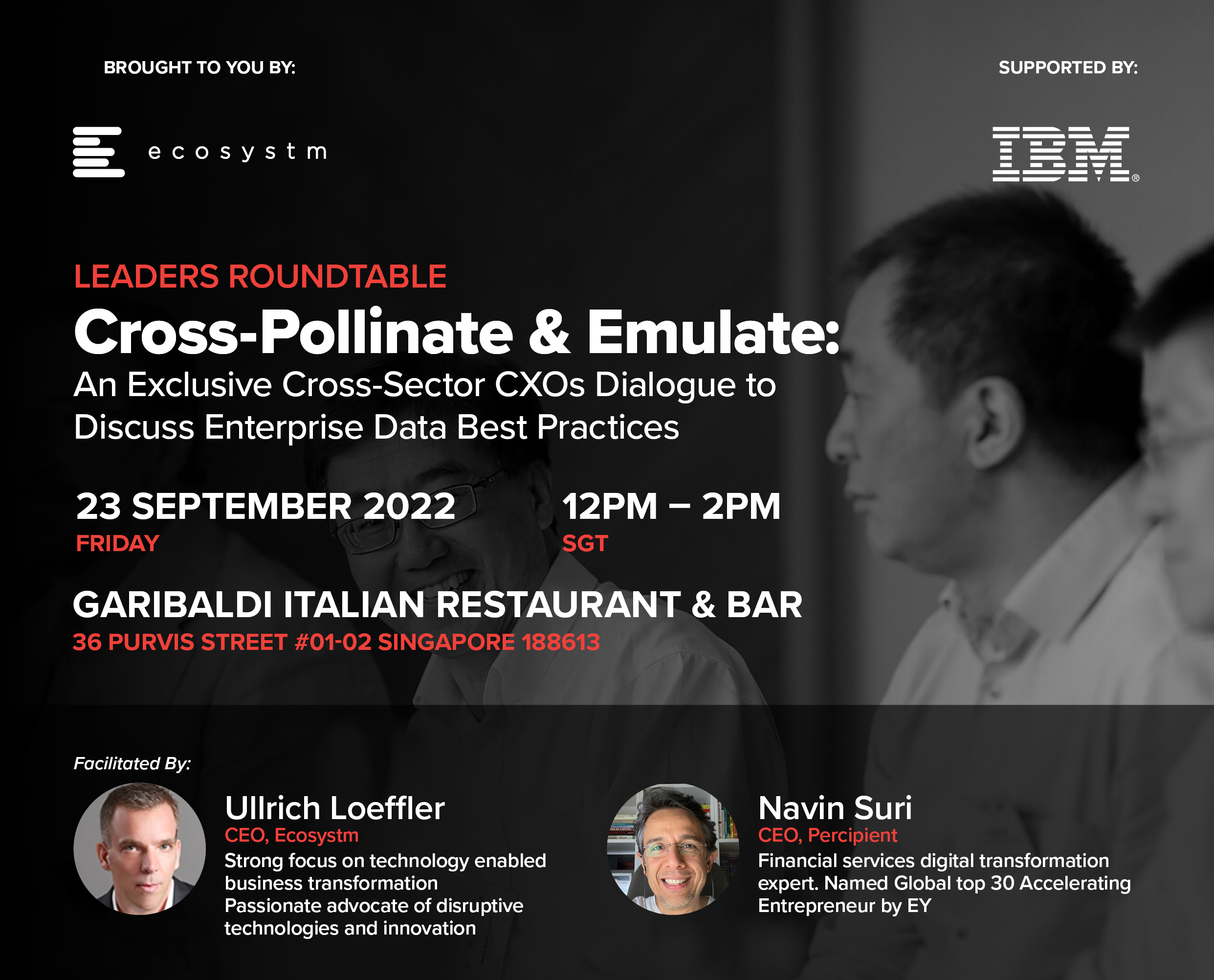 Ecosystm Leaders Roundtable_Cross-Pollinate & Emulate An Exclusive Cross-Sector CXO_IBM_Invite Cover-2