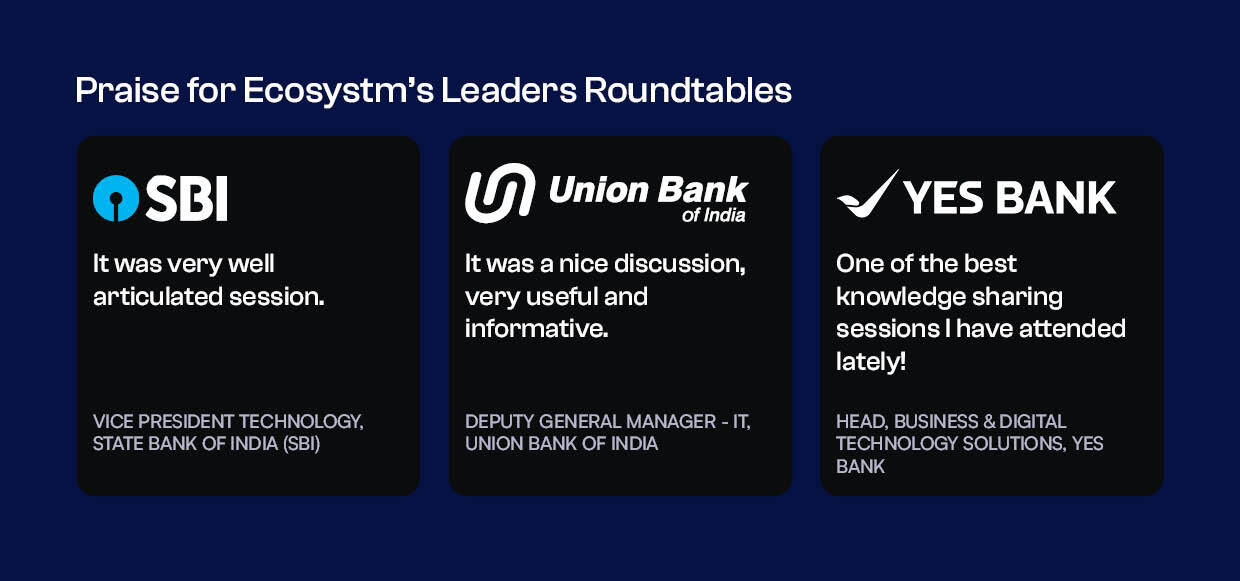 Ecosystm Roundtable_Rewiring Finance for the Next Decade_IBM_Testimonial
